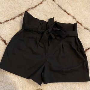 High waisted stretchy shorts